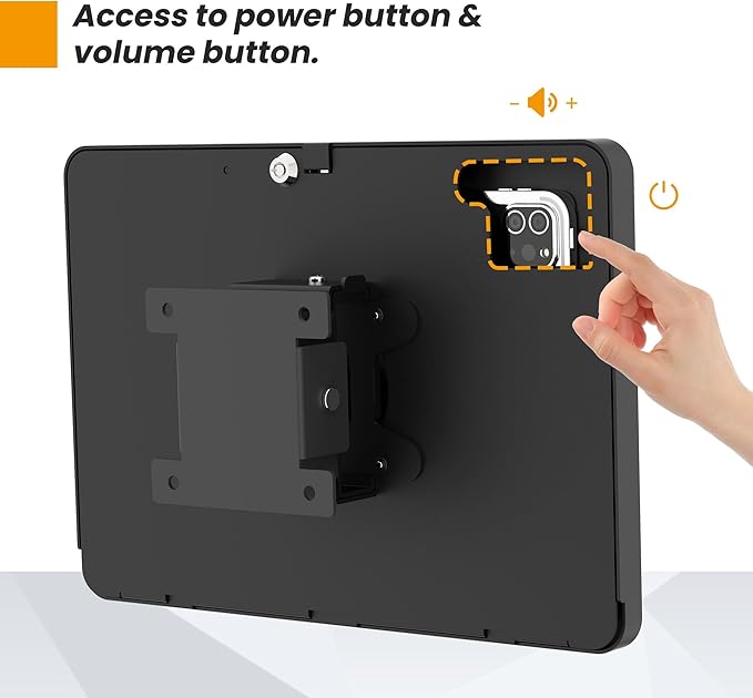 Tablet Wall Mount Compatible with 10.9" iPad 10th, Pro 11" 1 2 3 4, Air 4 5, Air 11", iPad 11"(A16) - BSW101BA