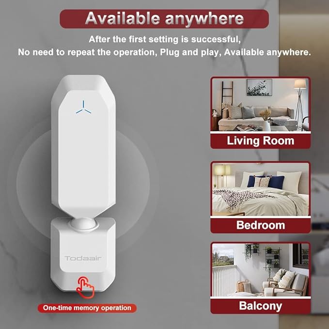 WiFi Extender 2.4GHz 300Mbps WiFi Booster, Covers 1290 Sq.ft and 25 Devices, WiFi Booster and Signal Amplifier WiFi Repeater Wireless WiFi Range Extender for Home or Garden