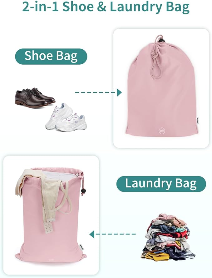 WANDF 7 Set Compression Packing Cubes for Travel, Shirt Folder for Wrinkle-Free, Suitcase Organizer Bags Set for Carry-On Checked Luggage Duffle Bag Women Men(Pink)