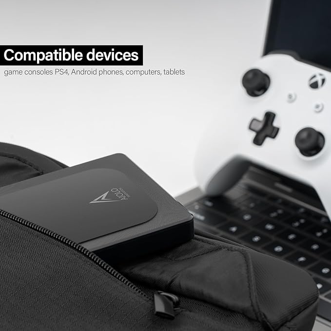 2TB Ultra Slim Portable External Hard Drive HDD-USB 3.0 for PC, Mac, Laptop, PS4, Xbox one,Xbox 360-Super Fast Transmission