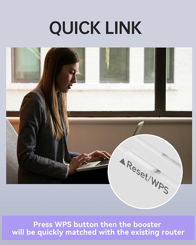 WiFi Extender Signal Booster, 1200Mbps Dual Band 2.4G&5.0G Signal WIFI Booster, WIFI Extender Covers Up to 13888 Sq.ft and 150+ Devices, WIFI Repeater with Ethernet Port - Internet booster for Home