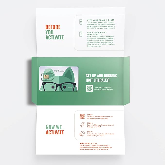 $20/mo. Mint Mobile Phone Plan with 15GB of 5G-4G LTE Data + Unlimited Talk & Text for 3 Months