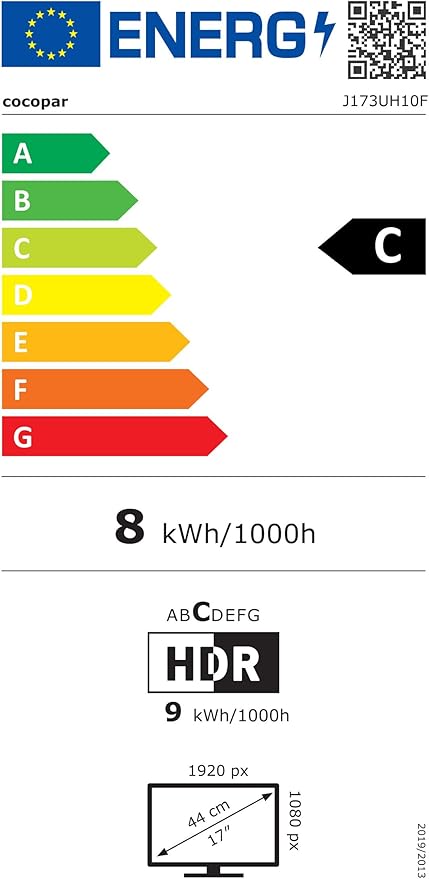 cocopar Portable Monitor 4K - 17.3 Inch UHD FreeSync HDR IPS 130% sRGB 3840x2160 Lightweight Eye Care Computer Display with Type-C mini DP HDMI for Xbox PS4/5 Laptop PC Mac, with Smart Case VESA