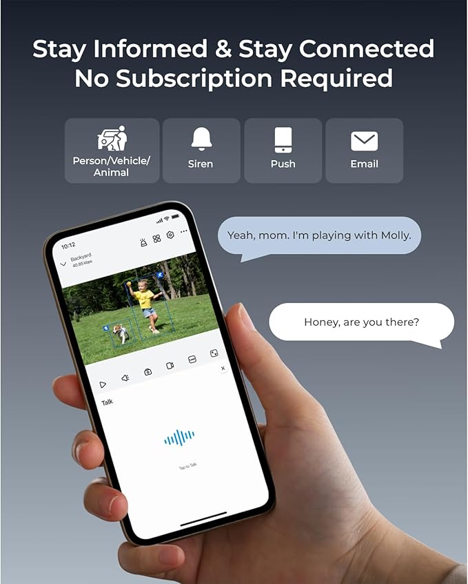 REOLINK 8CH Network Video Recorder for Home Security Camera System, Only Work with 16MP/12MP/4K/8MP/5MP/4MP REOLINK PoE IP Camera, 24/7 Recording to Pre-Installed 2TB Hard Drive, RLN8-410