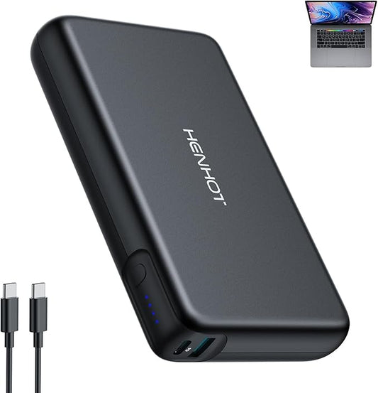 100W Power Bank, 30000mAh Laptop Portable Charger USB-C PD Fast Charging Laptop External Battery Pack for Dell,MacBook,HP,Asus,Lenovo,Steam Deck,Switch,iPhone,Galaxy, iPad and More