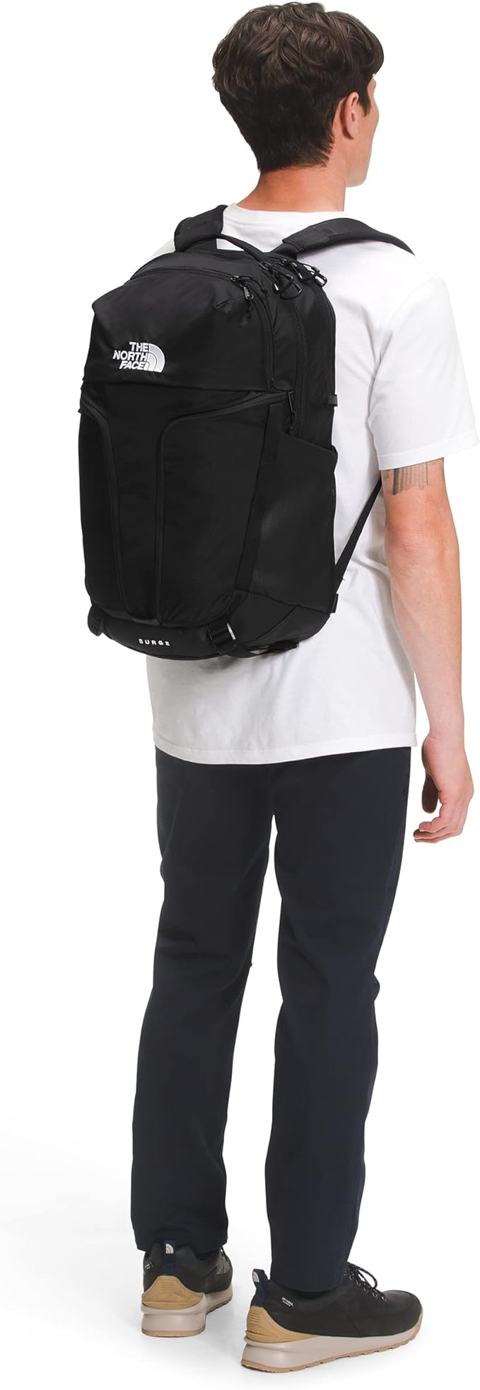 The North Face Surge Commuter Laptop Backpack, TNF Black/TNF Black, One Size
