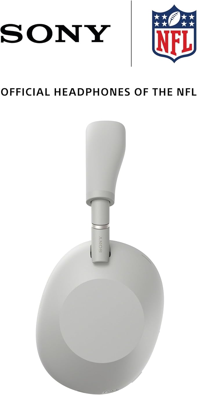 Sony WH-1000XM6 The Best Noise Canceling Wireless Headphones, HD NC Processor QN3, 12 Microphones, Adaptive NC Optimizer, Mastered by Engineers, Studio-Quality, 30-Hour Battery, Platinum Silver