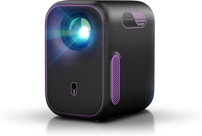 Google TV Projector with WiFi Bluetooth, 1080P Full Ultra HD 4K Supported, Smart Projection for Home Theater Movie, Outdoor Portable Mini HDMI NothingProjector NP One