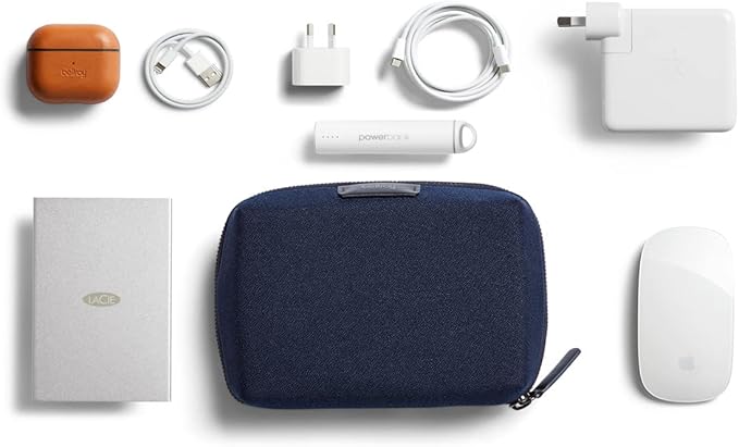 Bellroy Tech Kit Compact (charger, cables, mouse, powerbank, USB keys, dongles) - Navy