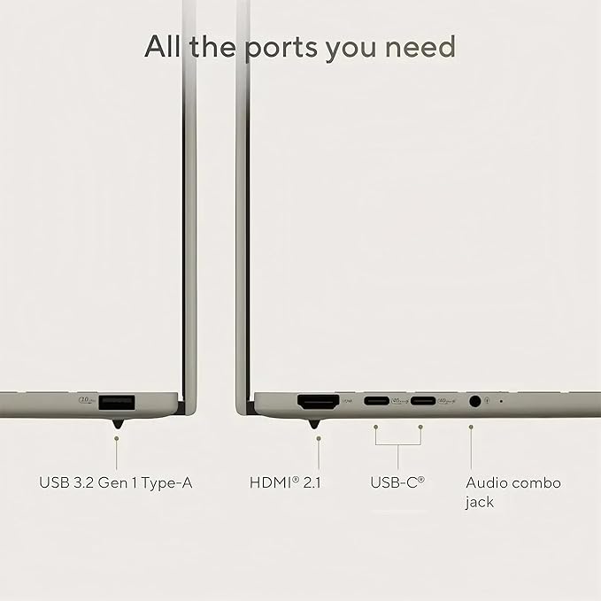 ASUS Zenbook A14 Copilot+ AI PC Laptop | 14" WUXGA OLED (100% DCI-P3) | Qualcomm Snapdragon X Plus (Up to 45 Tops) | 16GB RAM 1TB SSD | for Creator Business Professional Win11 w/DLCA Accessory