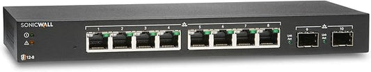SonicWall Switch SWS12-8 with 5YR 24x7 Dynamic Support (02-SSC-2462+02-SSC-4777)