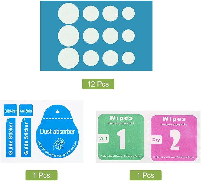 MECCANIXITY Webcam Cover Slide 0.3mm Thick Round Plastic Laptop Camera Cover Slide Web Blocker Protect Privacy for Computer, Laptop White 12 Pack