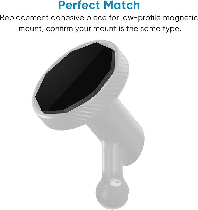 3 Pack Adhesive Dash Cam Mounts – Low Profile Sticky Holders for Use with Garmin Dash Cam Mini 2, Mini 3, 45/46/47/55/56/65W/66W/67W/Tandem/Speak