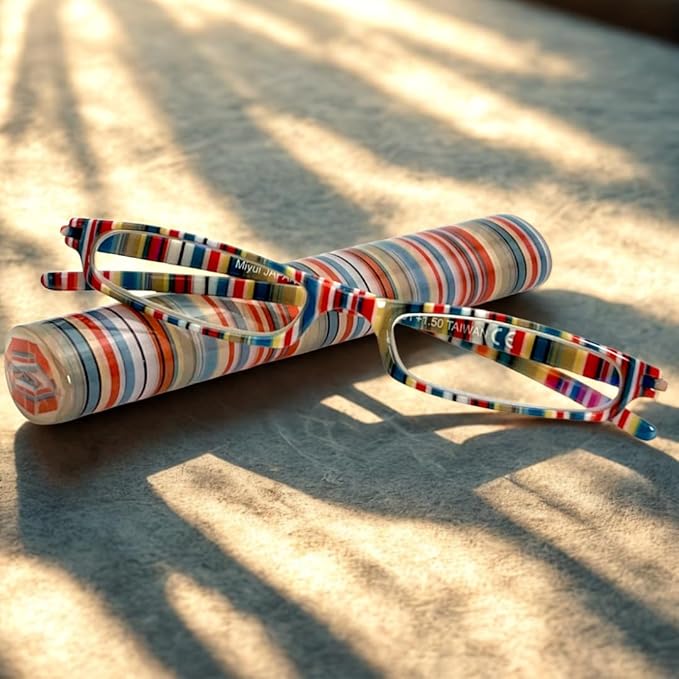 Women Reading Glasses Men Blue Light Blocking Anti Eyestrain Slim Computer Reader Tube Small Glass Thin Compact