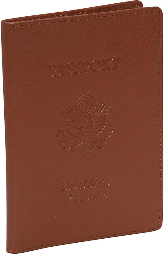 Royce Leather Rfid Blocking Passport Travel Document Organizer In Genuine Leather Packing Organizer, Tan 3