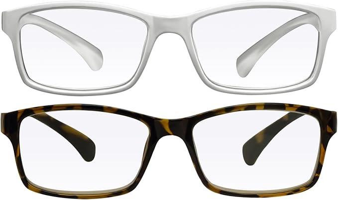 TruVision Readers - 9601 Computer Reading Glasses w Blue Light, Anti Reflective, Acrylic Lenses