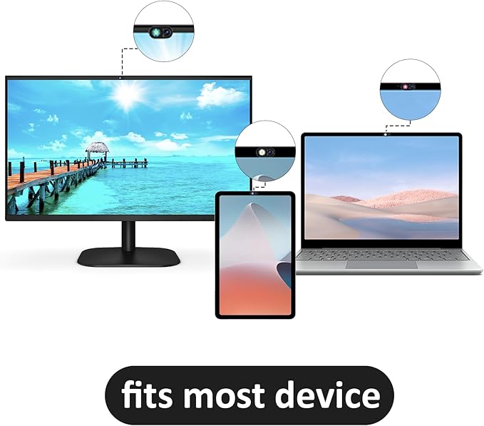 3 Pcs Laptop Camera Cover Slide, Computer Camera Privacy Cover Cute Computer Cameras Covers Slide Flower Phone Cameras Covers Ultra Thin Privacy Protector Fit for PC, Tablet, Computers