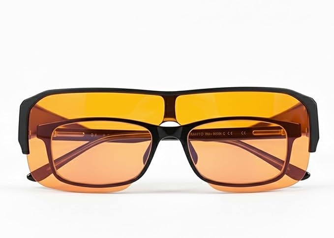 100% Blue Light Blocking Glasses - Women + Men - Better Sleep - Anti Eye Strain Protection - Computer Screens Gaming