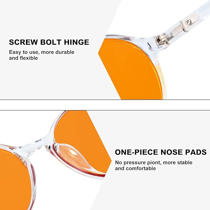 LIKSMU Blue Light Blocking Glasses Computer Gaming TV Phone Sleeping Glasses Women Men Professional Filter Anti Eyestrain