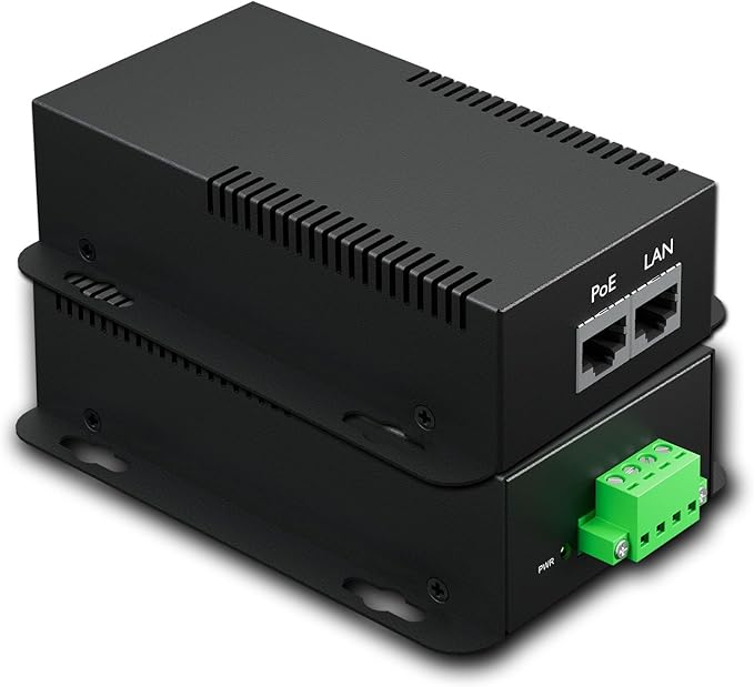 PROCET Gigabit PoE Splitter 12V/5.95A, IEEE802.3af/at/bt Compliant 10/100/1000Mbps Ethernet Splitter for 71.4W Non-PoE PDs, High Power Communication Station/Wireless APs/, PT-PD208GBH-12