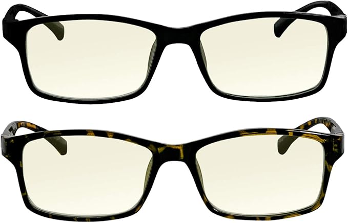 TruVision Readers - 9601 Computer Reading Glasses w Blue Light, Anti Reflective, Acrylic Lenses