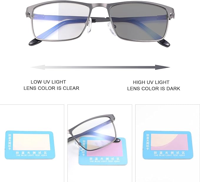 YIMI Blue Light Blocking Glasses UV400 With Spring Hinge Computer Gaming Blue Light Screen Blocker Glasses for Men Women