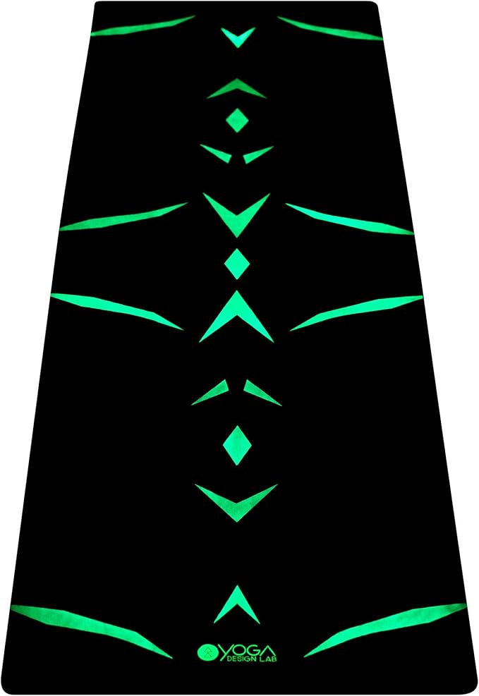 YOGA DESIGN LAB | The Combo Yoga Mat | Eco Luxury | Ideal for Hot Yoga, Power, Bikram, Ashtanga, Sweat | Studio Quality | Includes Carrying Strap!