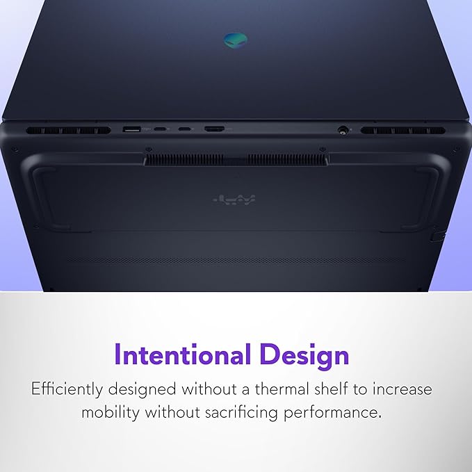 Alienware 16 Aurora Gaming Laptop AC16250-16" WQXGA 120Hz Display, Intel Core 7-240H Processor, 16GB DDR5 RAM, 1TB SSD, NVIDIA GeForce RTX 5050 8GB Graphics, Windows 11 Home, Onsite Service - Blue
