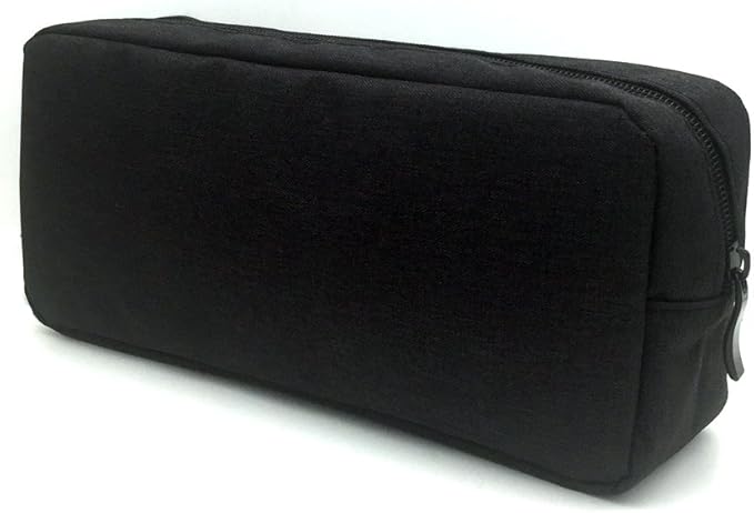 Universal Electronics/Accessories Soft Carrying Case Bag, Durable & Light-weight,Suitable for Out-going, Business, Travel and Cosmetics Kit (Big-Black)