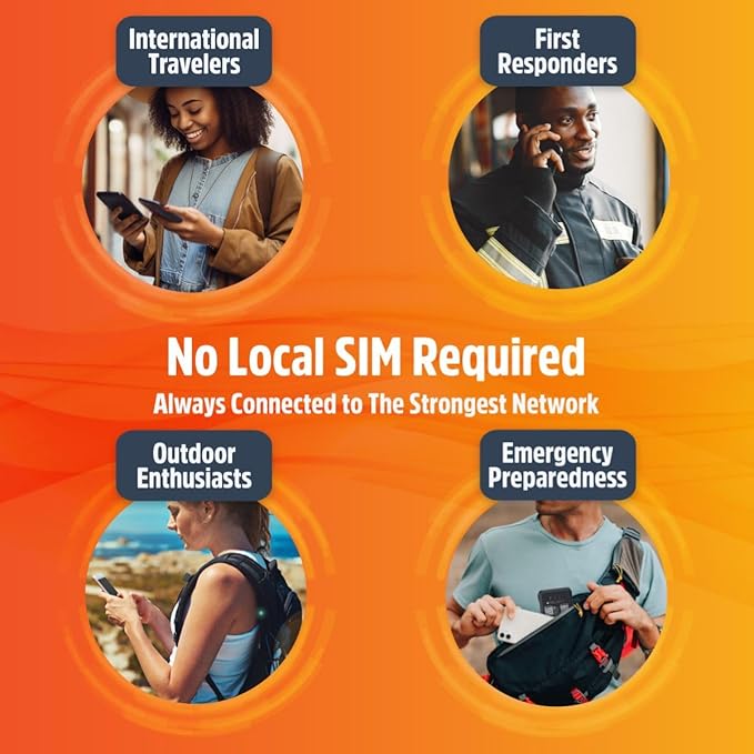 SIMO Solis Go – 4G LTE Hotspot and Power Bank | Includes Lifetime Data (12GB Per Year) and 10GB Global Data | Multi-Carrier | Internet in 140+ Countries | No Contract | Mobile Wi-Fi for Travel