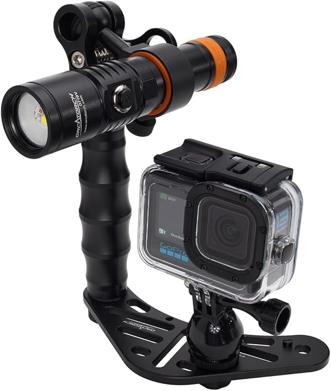 GoPro HERO13 Waterproof Action Camera Dive Kit with 5.3K60 UHD Video, 27MP HDR Photos - Bundle with Protective Housing, Video Light Pack, Camera Tray, Double Clip, 64GB microSD Card (Hero13)