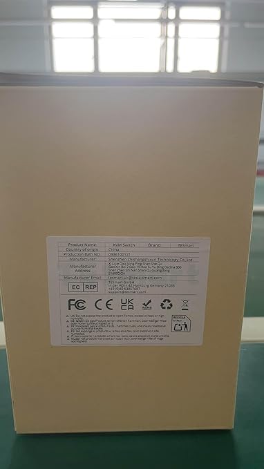 TESmart 8X1 HDMI KVM Switch 8 Port Enterprise Grade Support 4K@60Hz Ultra HD | RS232 | LAN Port | IP Control | Auto Scan | Rackmount [Control up to 8 PCs w/One Video Monitor, Keyboard, Mouse]