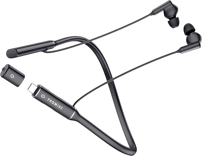 A12 Wireless Neckband Bluetooth 5.3 Earbuds - 60H Playtime, Built-in OTG Fast Charger, Noise-Isolating Earphones for Sports/Workout,Gaming/Calls Comfortable Lightweight Headphones Technology.