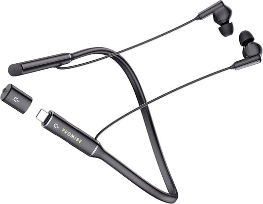 A12 Wireless Neckband Bluetooth 5.3 Earbuds - 60H Playtime, Built-in OTG Fast Charger, Noise-Isolating Earphones for Sports/Workout,Gaming/Calls Comfortable Lightweight Headphones Technology.