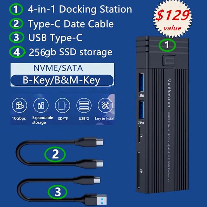 ASUS 11.6" HD 2 in 1 Touchscreen Laptop, Intel Celeron N100 Processor, 4GB RAM 512GB SSD, 256gb 9H Docking Station, Webcam, Wi-Fi 6, Bluetooth 5.1, HDMI, Windows 11 Pro, Mineral Gray