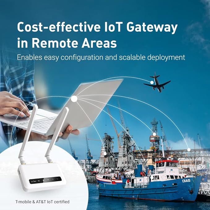 GL-X750V2 (Spitz) T-Mobile/AT&T IoT Device Certified, 4G LTE VPN Router Without BLE Module, AC750 Dual-Band Wi-Fi, RV & Offshore Internet, OpenWrt, IoT Gateway, MicroSD Cardslot, North America only