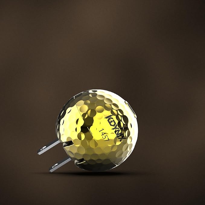 USB C Charger Block 20W，Creative Golf Ball Type C Wall Charger，GaN III Power Adapter with UL Certified，Fast Charging for iPhone 16/15 Series, Galaxy, Google Pixel,iPad,AirPods