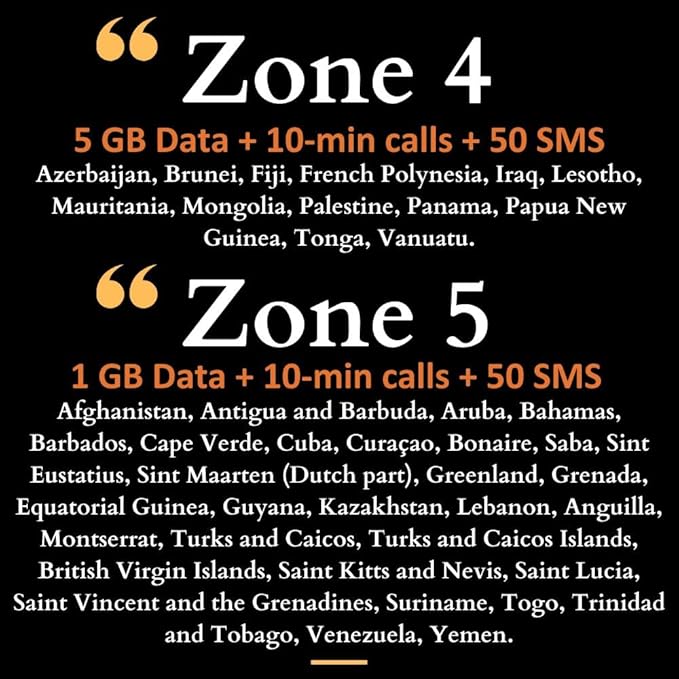 Orange Holiday Worldwide Prepaid SIM Card 20GB Internet Data for 30 Days in 4G/LTE | Data tethering Allowed | Calls & SMS | 1 Sim Card Holder + 1 Pin (International sim, Asia America Europe)