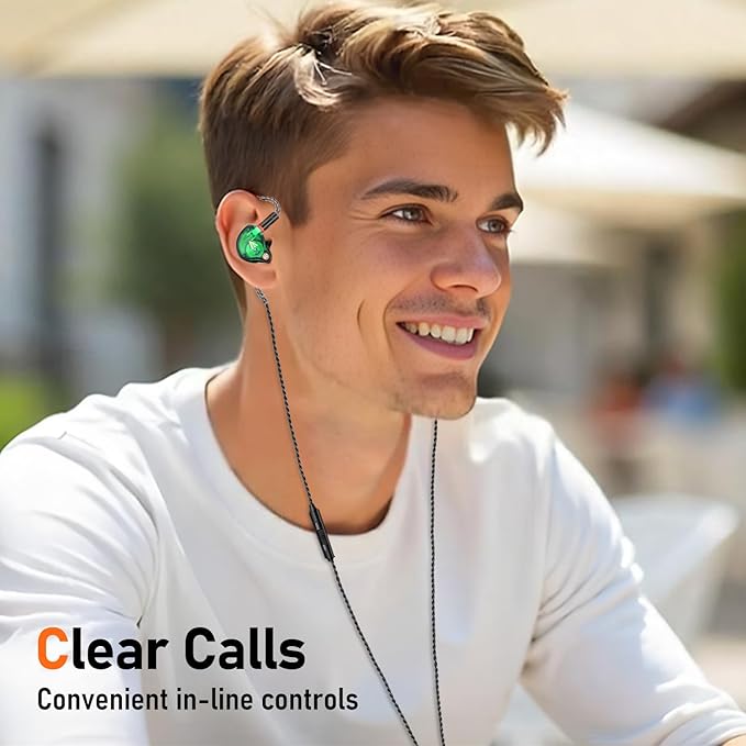 Vibes 202MC USB-C Wired Earbuds - HiFi in Ear Monitor Headphones - Noise Isolating Ear Buds w/ Mic - Clear Sound, Deep Bass & Comfort-Fit Earphones - MMCX to USBC, Silver Plated Cord, Carrying Case