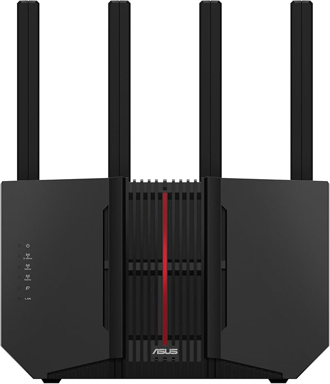 ASUS RT-BE92U BE9700 Tri-Band WiFi 7 Router, Supports New 320MHz Bandwidth & 4096-QAM, MLO, AI WAN Detection, AiMesh Support, Subscription-Free Network Security & Comprehensive VPN Features