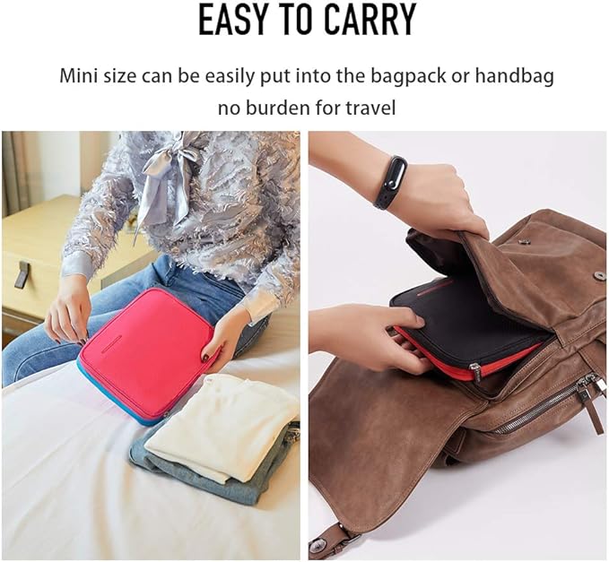 Bee Nesting BeeNesting Waterproof Compression Packing Cubes 5/6/8 sets, Large Travel Packing organizers for Carry on Luggage, 2 Sides Expandable Storage Bags (Dark Green, 4L)