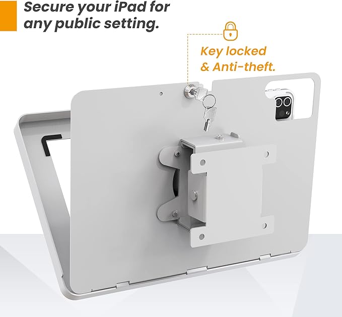 Tablet Wall Mount Compatible with 10.9" iPad 10th, Pro 11" 1 2 3 4, Air 4 5, Air 11", iPad 11"(A16) - BSW101WA