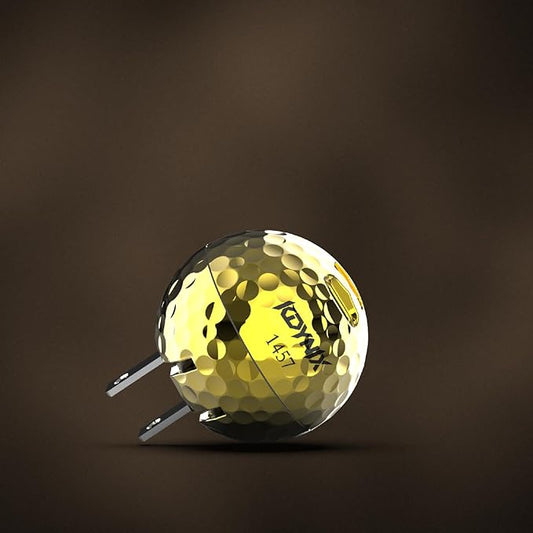 20W Dual Port Creative Golf Ball Charger Block， GaN III Power Adapter Fast Wall Charger with UL Certified, Fast Charging for iPhone 16/16 Pro/16 Pro Max/16 Plus/15/14/13/12, Galaxy, iPad, Airpods