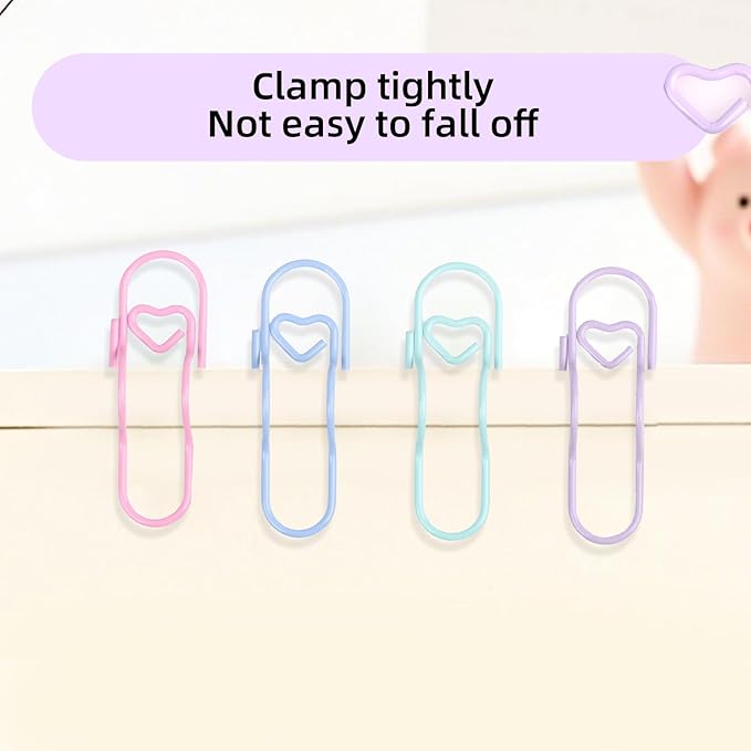 12 Pcs Macaron Color Metal Pen Clips, Stainless Steel Pastel Pen Holders for Office Organization, Students, Teachers, Journals, Notebooks, Planners, Clipboards, Sketchbooks, Diaries and Documents