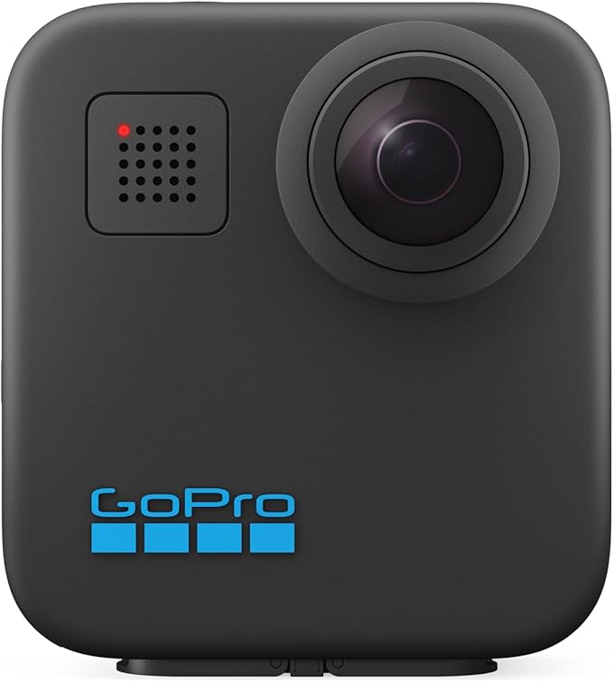 GoPro MAX — Waterproof 360 + Traditional Action Camera with Touch Screen Spherical 5.6K30 HD Video 16.6MP 360 Photos 1080p Live Streaming Stabilization