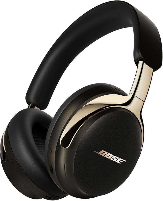 Bose New QuietComfort Ultra Bluetooth Headphones (2nd Gen), Wireless Headphones with Spatial Audio, Over Ear Noise Cancelling with Mic, Up to 30 Hours of Play time, Desert Gold - Limited Edition Color