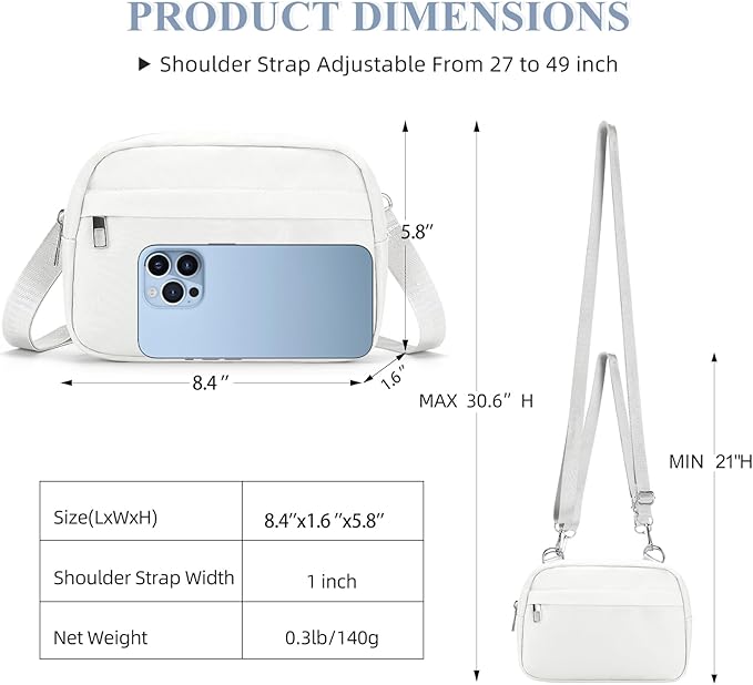 MAXTOP Small Crossbody Bags for Women Belt Bag Fanny Pack with Adjustable Strap