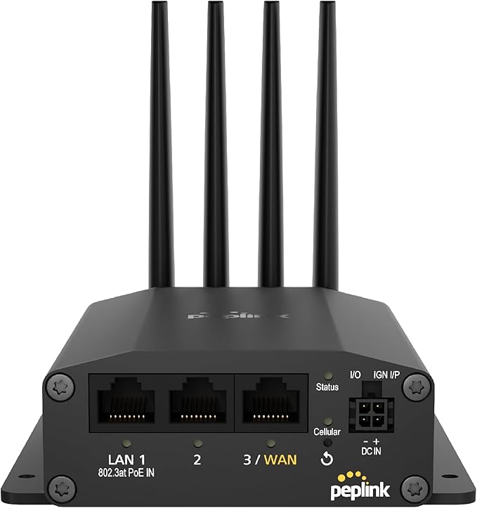Cradlepoint IBR600C-150M 4G LTE Router with 3G Fallback – Cat 4, Failover, Enterprise Bundle (Renewed)