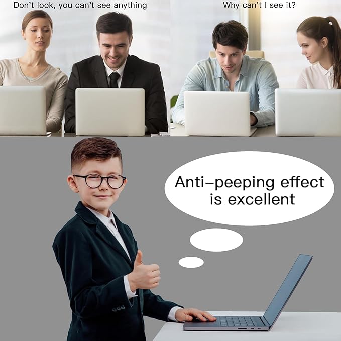 PYS Privacy Screen Macbook 16 inch, Compatible with Macbook 16.2 inch (2021-2023) [M2 Pro / M2 Max / M1 Pro / M1 Max], Anti-Spy/Bubble Free/Removable