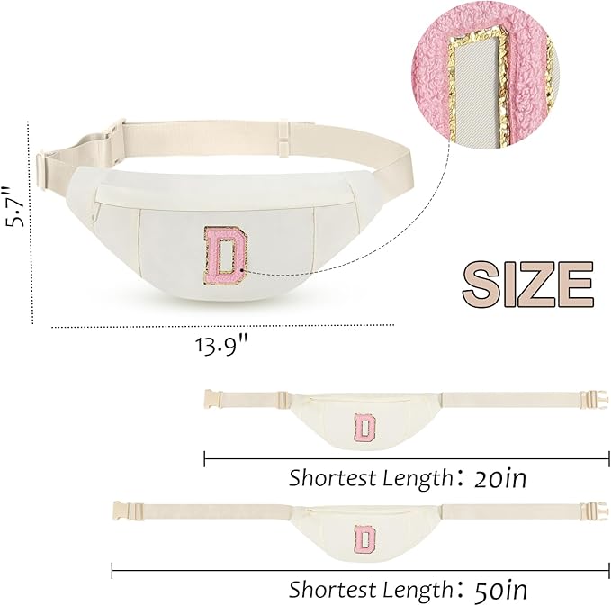 MAXTOP Large Crossbody Fanny Pack with 4-Zipper Pockets,Gifts for Enjoy Sports Festival Workout Traveling Running Casual Hands-Free Wallets Waist Pack Phone Bag Carrying All Phones